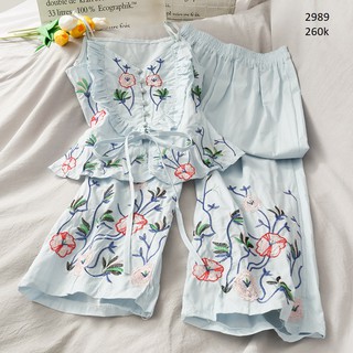 Set Thêu Hoa Nổi