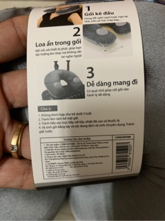 Gối cổ có loa nge nhạc- HKM Ensure