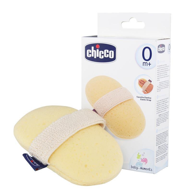 Bông tắm cho trẻ sơ sinh và trẻ nhỏ Chicco (Italia), dành cho da nhạy cảm