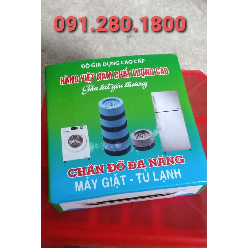 Chân đế lót cao su chống rung cố định chân máy giặt loại tốt