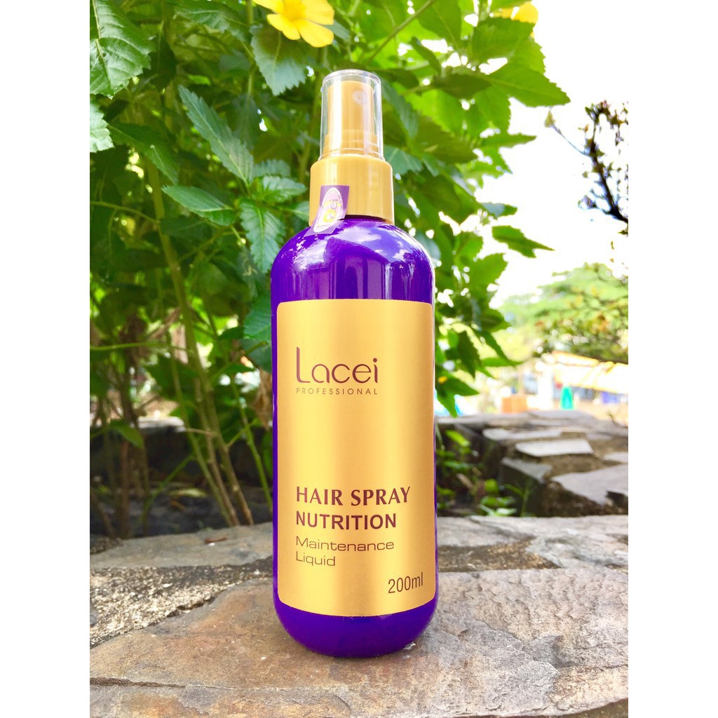 NƯỚC XỊT DƯỠNG TÓC LACEI NUTRITION TÍM 200ML( chính hãng)
