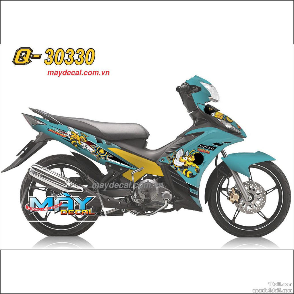 Tem Rời Exciter 135 Xanh ngọc ong (J)