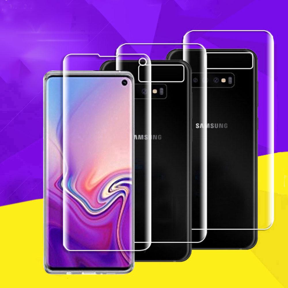 Miếng dán cường lực trước/sau cho Samsung Galaxy A20 A30 A50 S10E S10 + S8 S9 S10 Plus S7 S6 Edge Plus Note 9 8 A7 A8