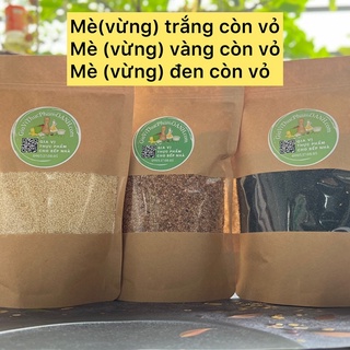 Mè/vừng còn vỏ trắng-vàng-đen nhiều dinh dưỡng