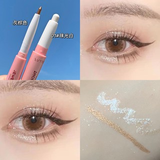 Bút sáp màu mắt GELLA'S Eyeshadow Double Color Grandient Stick (Phấn mắt GELLA'S dạng thỏi 2 màu có ánh nhũ)