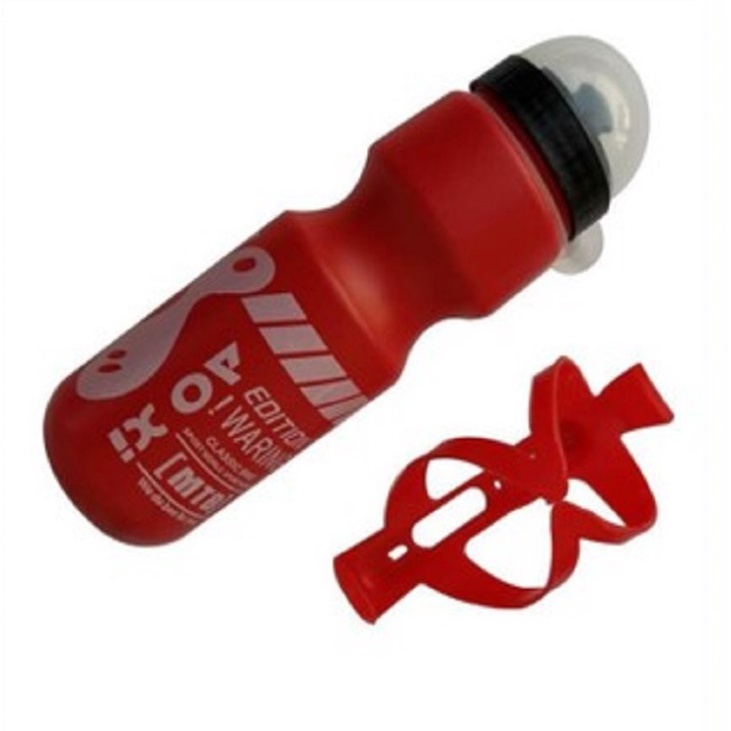 Bình Nước Thể Thao Gắn Xe Đạp DISCOVERY + Tặng Kèm Giá Đỡ Theo Màu