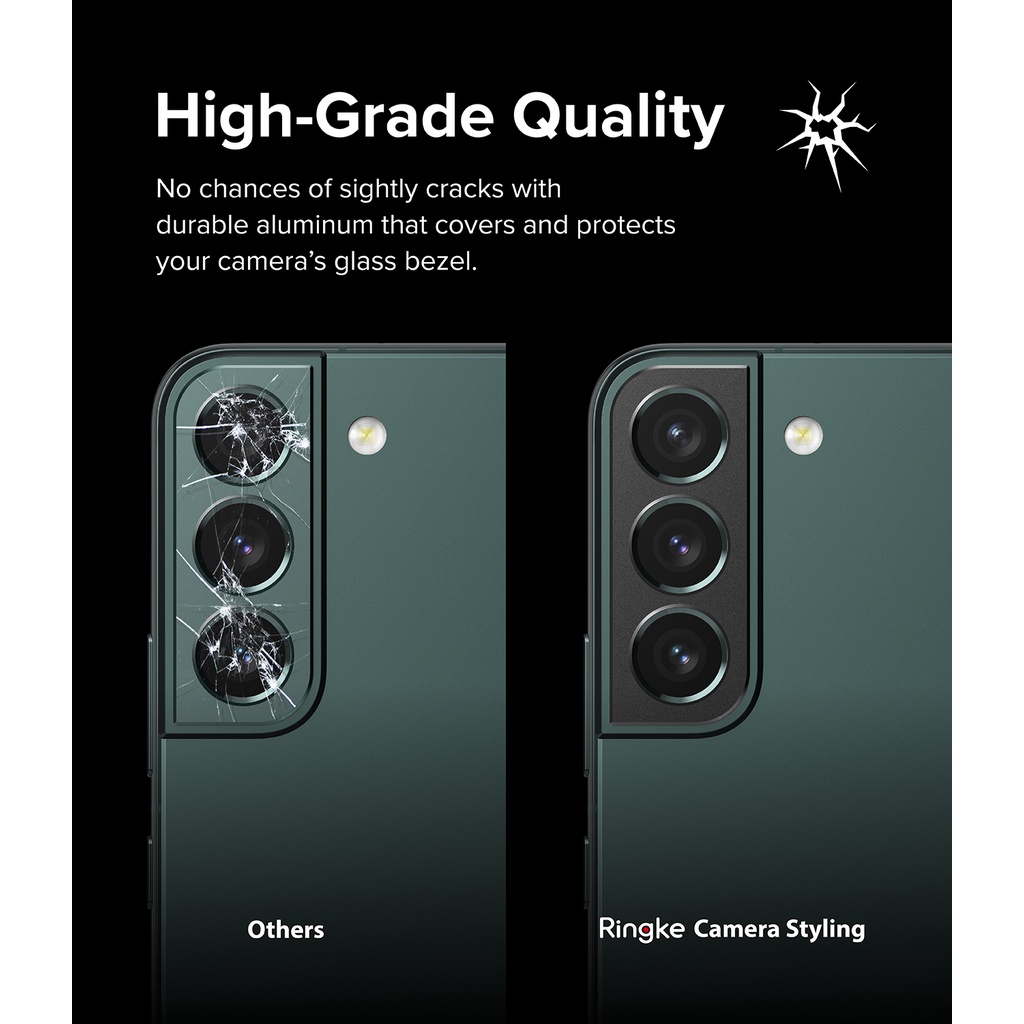 Vòng nhôm RINGKE dùng dán bảo vệ ống kính camera Galaxy S22 Plus S22