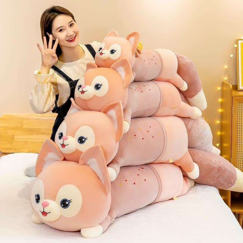 Thú Bông Cáo Đuôi Dài, Gấu Bông Hồ Ly Đuôi Chồn Dễ Thương SHOP MH2T STORE