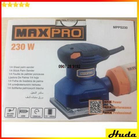 Máy Chà Nhám Vuông MAXPRO MPPS230 230W (Xanh phối Đen)