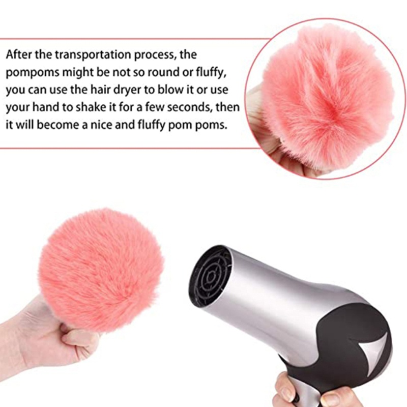 Set 50 Quả Cầu Lông Nhiều Màu Sắc Kèm 50 Móc Khóa Và 50 Tua Rua Dùng Làm Phụ Kiện Trang Trí Nón / Túi Xách DIY