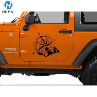 Decal dán xe hơi hình la bàn