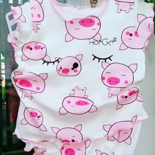 Đồ bộ hột gà cho bé gái