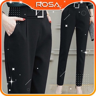 Quần baggy nữ đai vuông khuyết ROSA BOUTIQUE