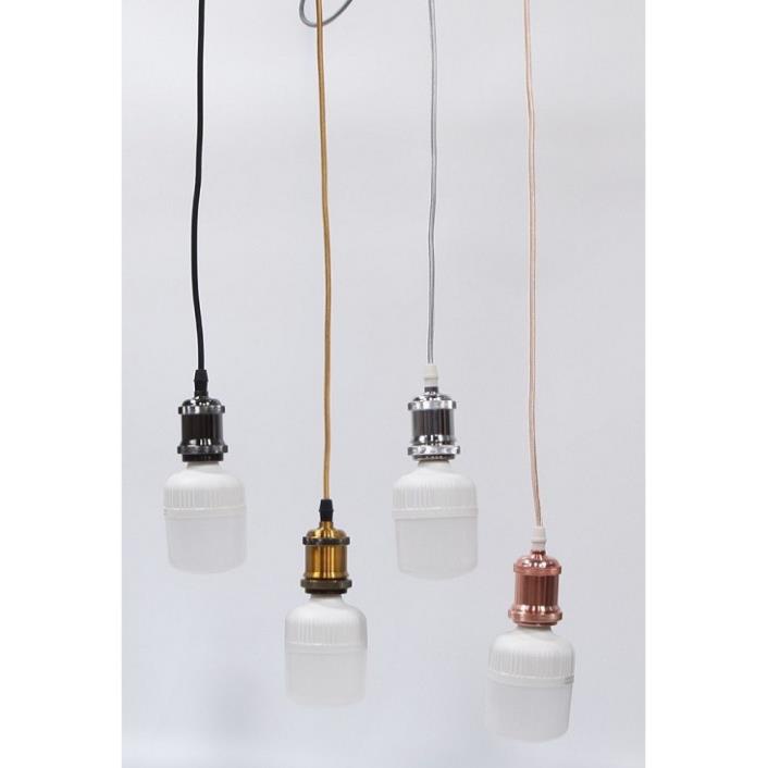 Bộ 8 dây đèn thả cổ điển bóng đèn led búp trụ trang trí 9w