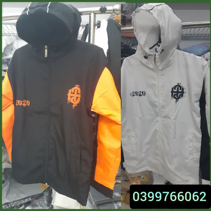𝗡𝗘𝗪 𝗔𝗥𝗥𝗜𝗩𝗔𝗟  Áo Khoác Dù  2 lớp Unisex có form rộng XL )