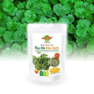 Bột hòa tan rau má đậu xanh - hùng phát