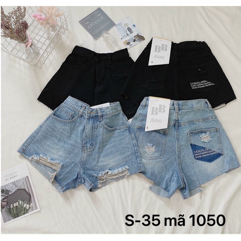 Short Jeans Nữ Thêu Bigsize Nhỏ đến 35 size lớn Ms 1050 | BigBuy360 - bigbuy360.vn