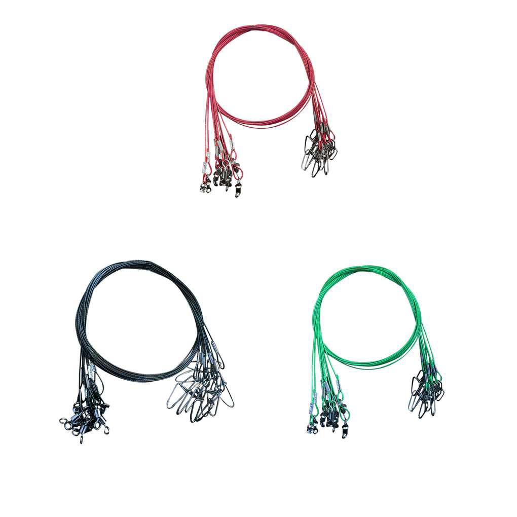 Dây Câu Cá Dày Dặn 50CM 150Lb Kèm Khóa Xoay Bằng Đồng Không Gỉ