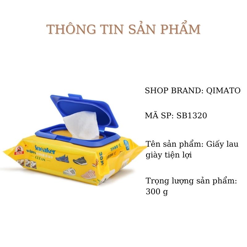 Giấy lau giày tiện lợi khăn giấy ướt thần thánh đa năng - Beecamex