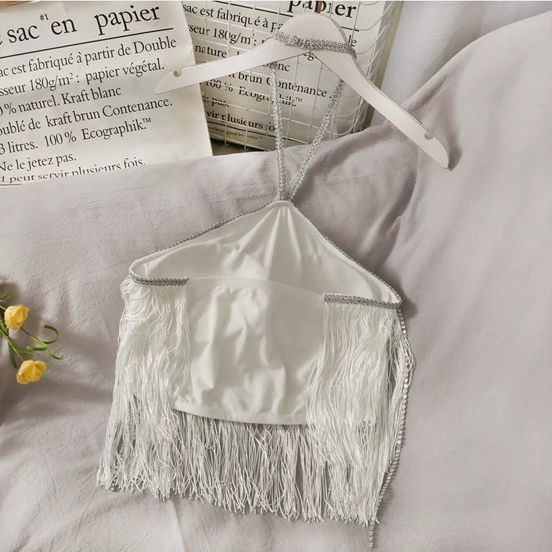 yếm quây tua rua (1139#) (có mút ngực)