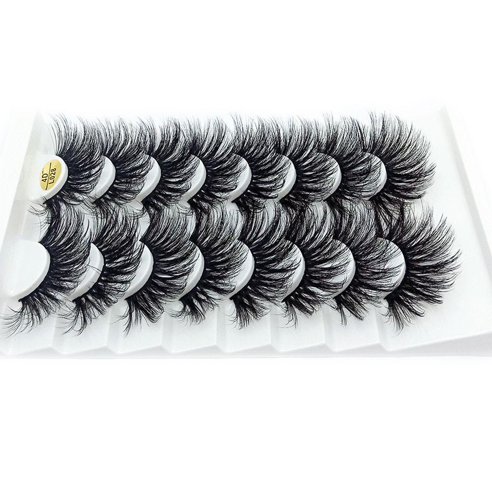 Set 8 Cặp Lông Mi Giả Nhiều Lớp Tạo Hiệu Ứng Trang Điểm Tự Nhiên 4D SKONHED Dành Cho Bạn Nữ