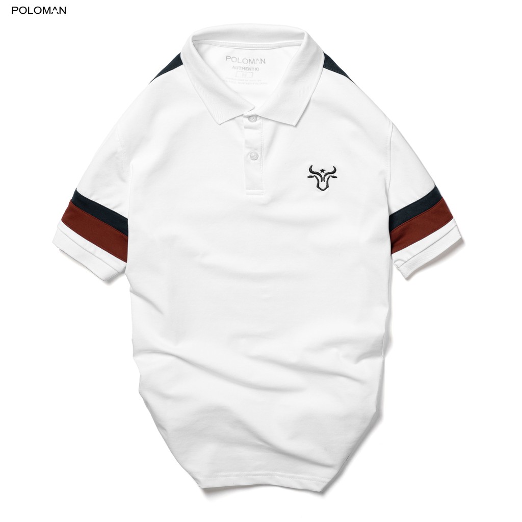 Áo Polo nam cổ bẻ phối TITUS vải cá sấu Cotton xuất xịn,chuẩn form,trẻ trung - thanh lịch - POLOMAN. | BigBuy360 - bigbuy360.vn