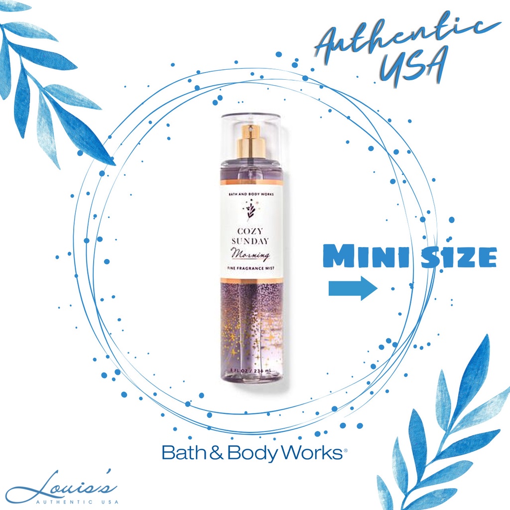 COZY SUNDAY MORNING - Body mist / Xịt thơm toàn thân Bath & Body Works auth Mỹ