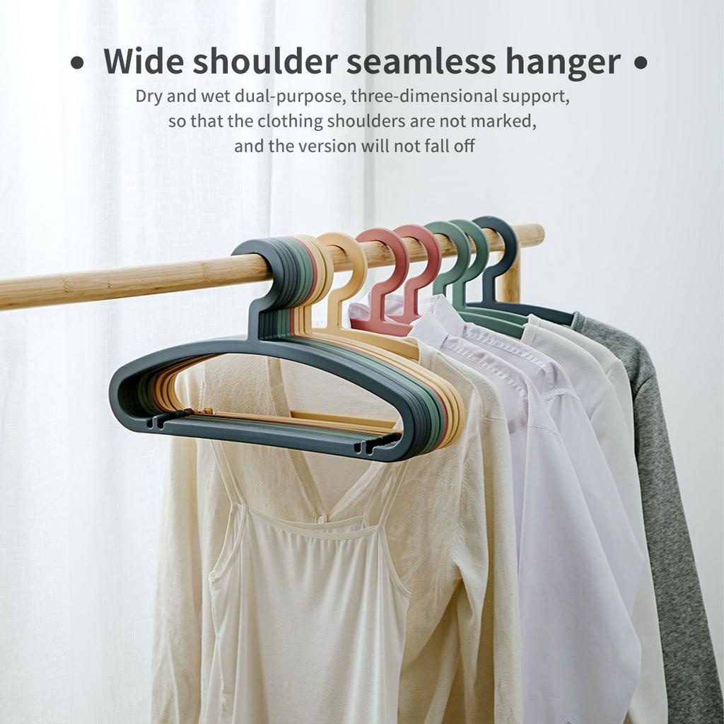 Set 5 Móc Nhựa Treo Quần Áo Chống Trượt Tiện Lợi