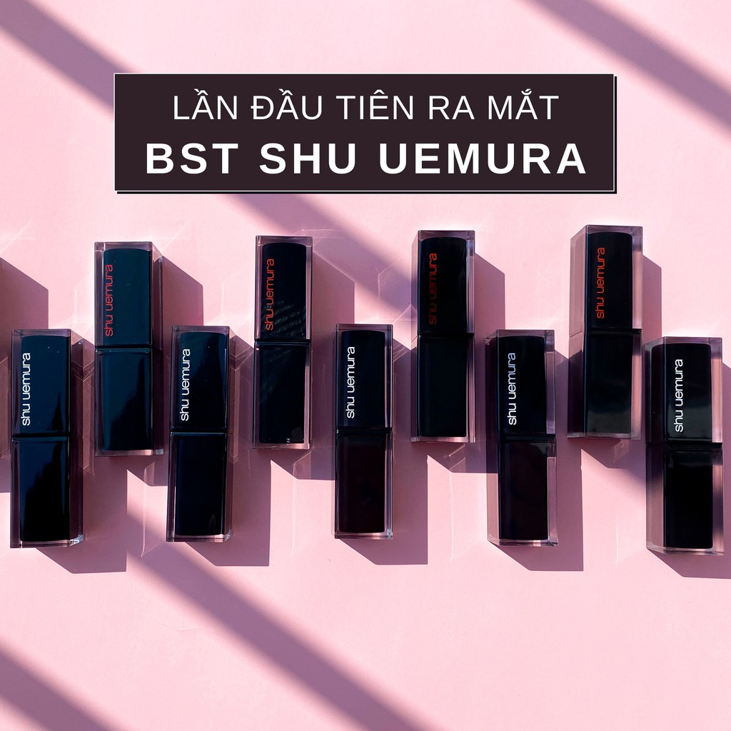 [AUTH - SHU RD 163] Son lì lâu trôi Shu Uemura Amplified Matte - AM RD 163 - đỏ thuần