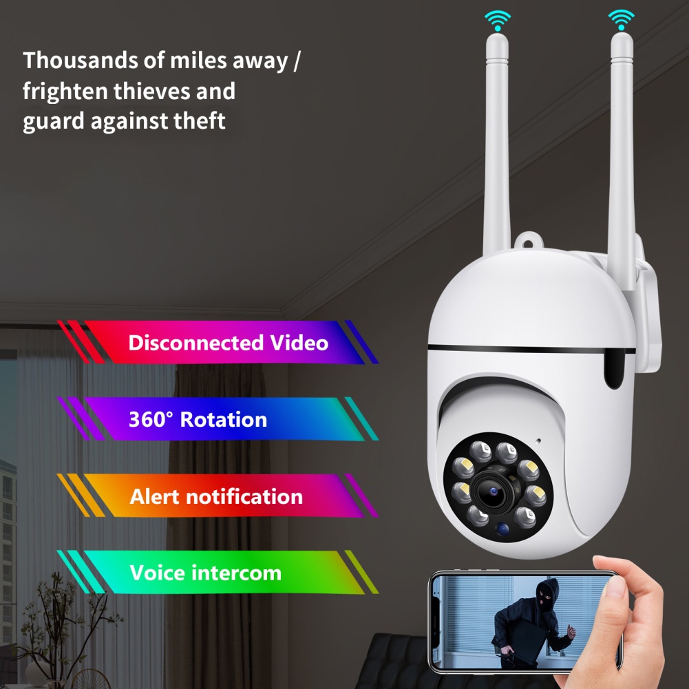 Sẵn Sàng✅Camera IP Wifi 2MP 5G Giám Sát Ngoài Trời Tự Động Theo Dõi PTZ Ứng Dụng Yoosee TTS