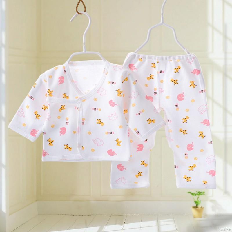 Set Đồ Ngủ Cotton Cho Bé Từ 0-3 Tháng Tuổi