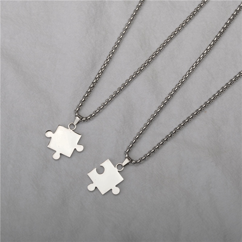 Vòng cổ Thép Titan Thiết Kế Đơn Giản Phong Cách Hip-hop Cho Nam Và Nữ