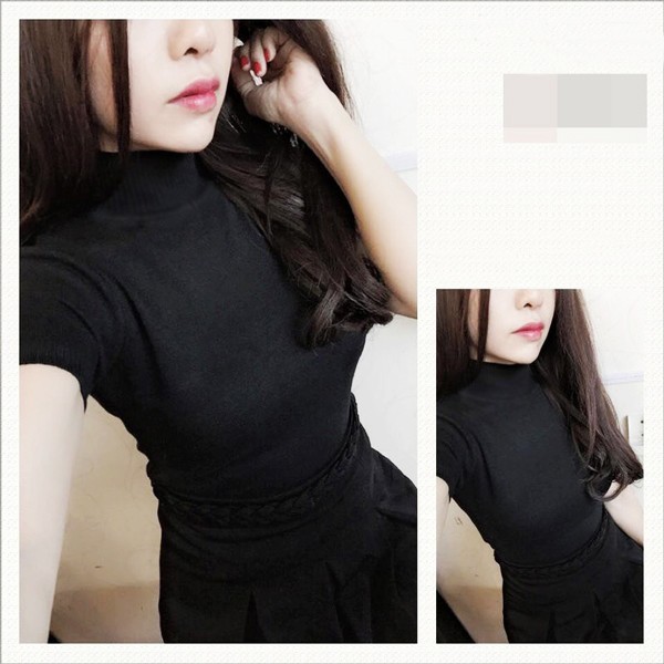 [Chuyên sỉ - lẻ] Áo thun cổ lọ nam nữ TA16