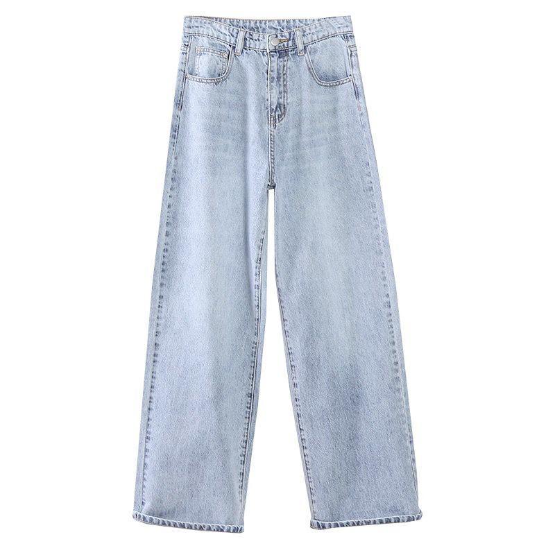 Quần Jean Xanh Dương Ôm Dáng Thời Trang Hàn Quốc Cho Nữ