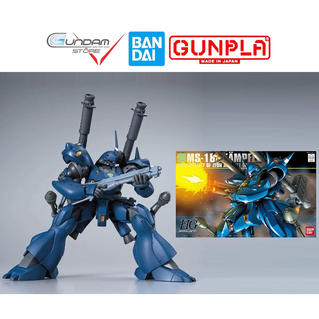 Mô Hình HG Kampfer MS-18E Gundam Bandai 1/144 HGUC Đồ Chơi Lắp Ráp Anime Nhật