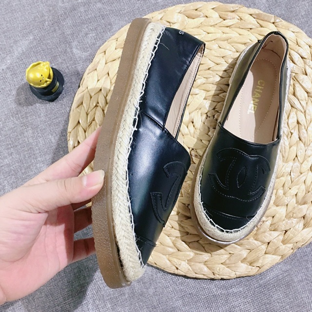 [Kho buôn giày dép] Giày nữ I Slip on đế cói da lì chữ X đế Doc cao su đặc cực xịn xò hot trend năm nay