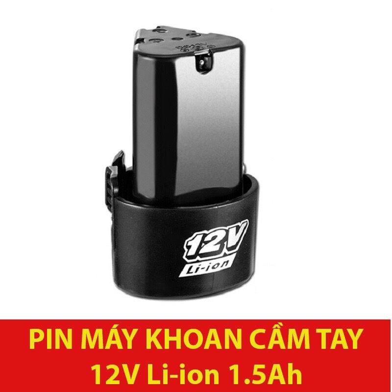 [HOT] Pin Máy Khoan Cầm Tay 12V Li-Ion 1500mAh, Pin Máy Khoan Pin, Chất Lượng Tốt, Pin 12V