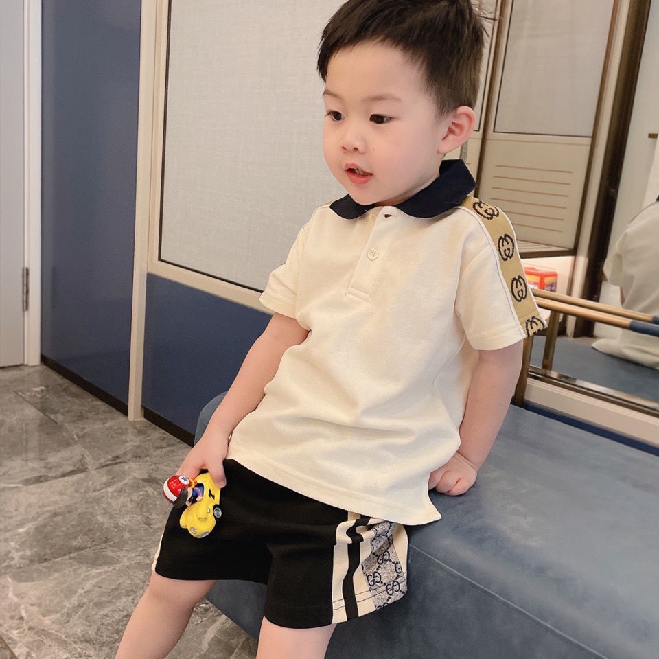 Set Áo Thun Ngắn Tay Và Quần Short Thời Trang Mùa Hè Mới Cho Bé Trai