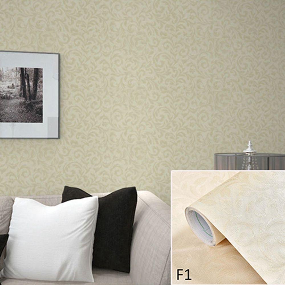 Giấy Dán Tường 3D 60x100cm Chống Thấm Nước Họa Tiết Hoa Dập Nổi Sang Trọng Trang Trí Nội Thất