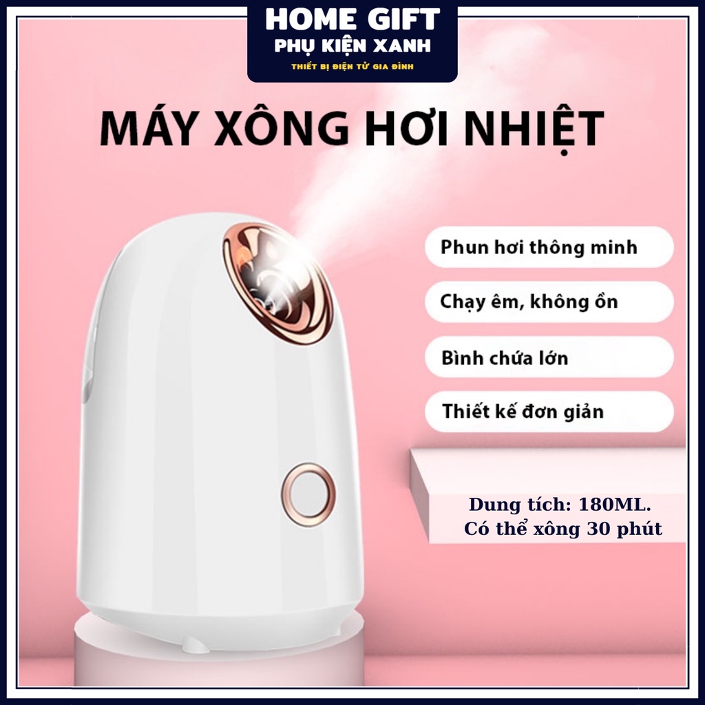 Máy xông mặt SANFORD mini cao cấp, xông hơi nóng mặt và mũi, phun sương, tạo độ ẩm, tuần hoàn máu, đẹp da