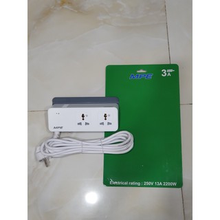 Ổ Cắm có dây Di Động MPE AM2S-3USB