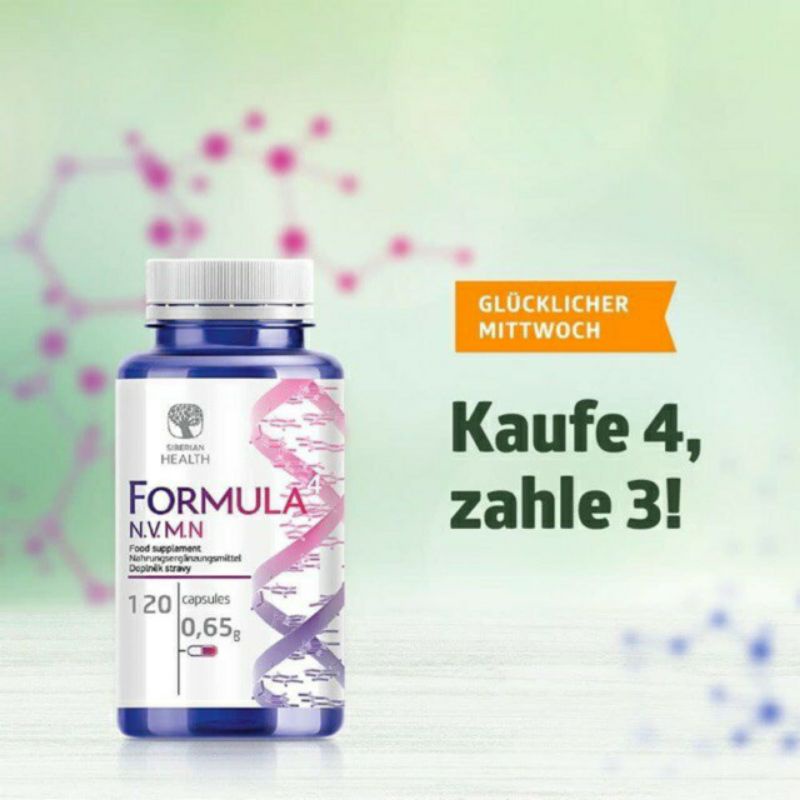 Novomin- Formula4 - Siberian wellness ⚡phục hồi tế bào khỏe mạnh chống oxy hóa