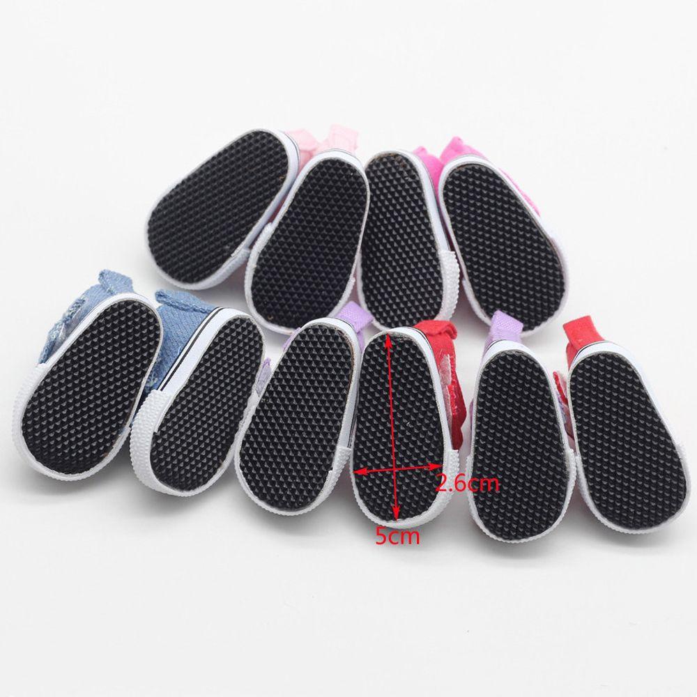 DARNELL Giày Vải Canvas 5cm Tỉ Lệ 1 / 6 Cho Búp Bê