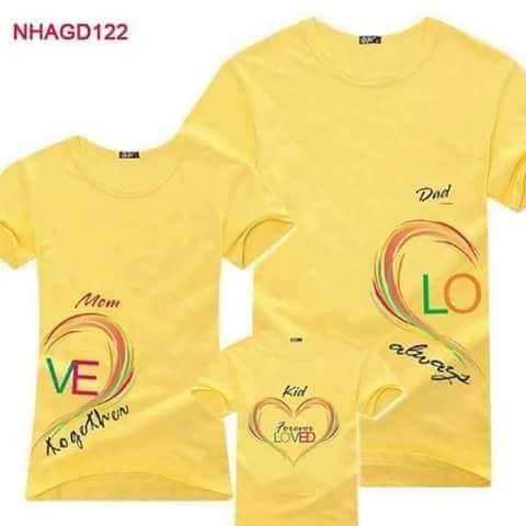 Combo 3 Áo Thun Gia Đình