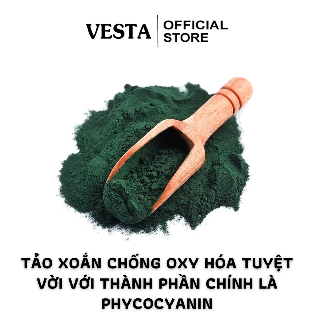 Bột Tảo Xoắn Spirulina Nguyên Chất Vesta 100g