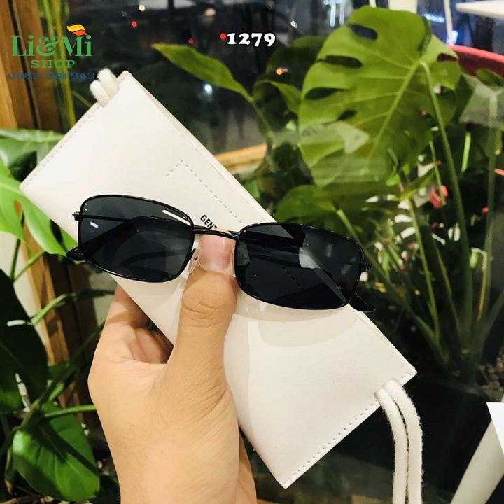 ❌GIÁ SỐC❌Mắt Kính Thời Trang Unisex 💞 Kính Mát Vuông Nam Nữ Hot Trend 2020 GLM1279 | BigBuy360 - bigbuy360.vn