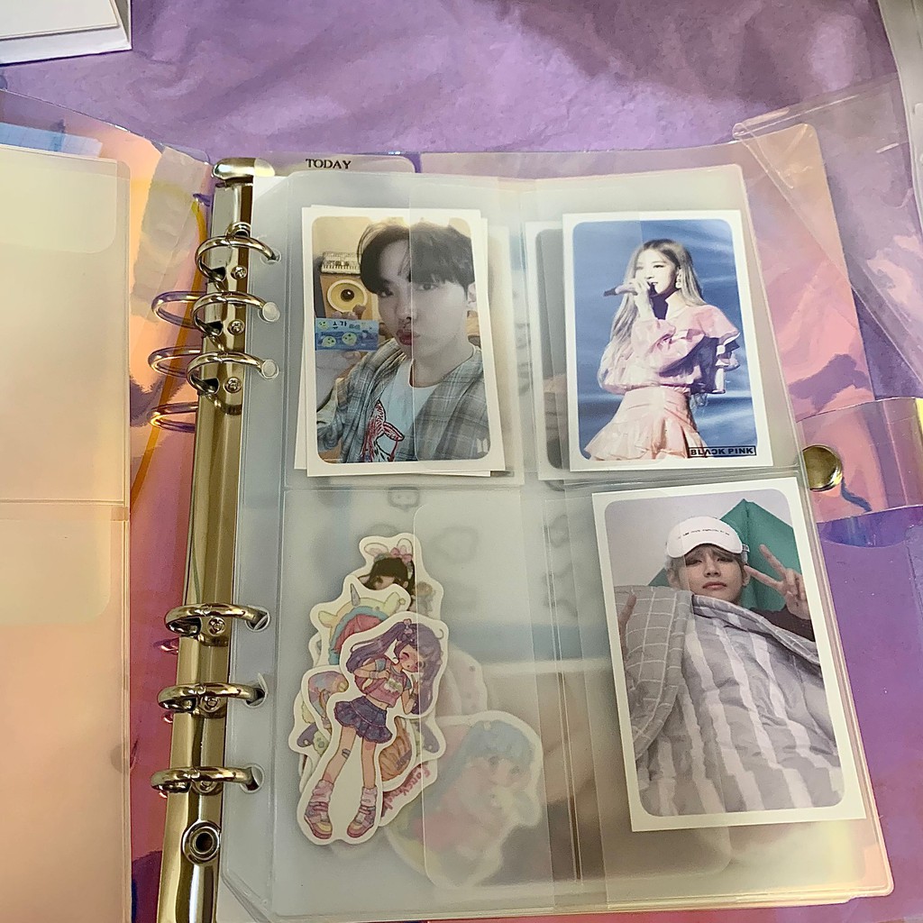 Túi đựng đồ 6 lỗ khổ a5/ a6 cao cấp tiện dụng