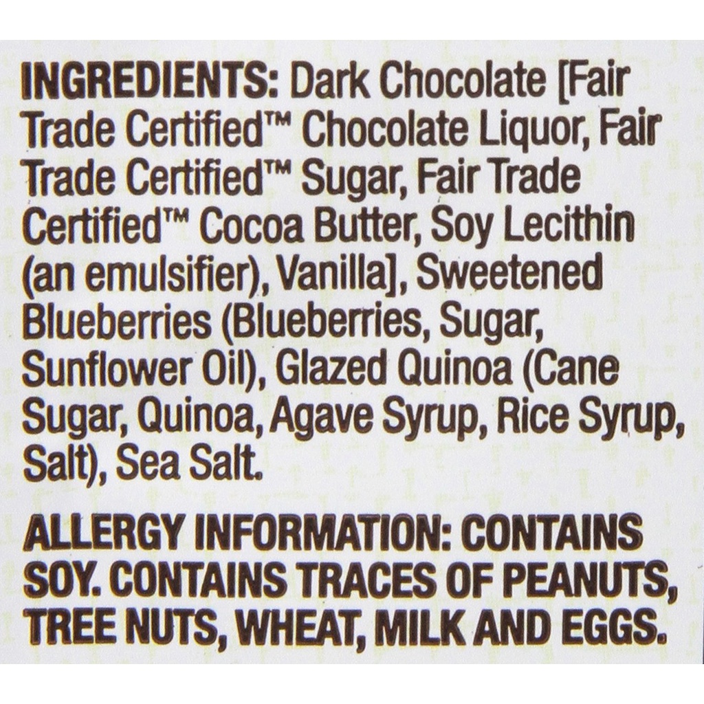 SOCOLA ĐEN - VIỆT QUẤT XANH - QUINOA GIÒN barkTHINS Dark Chocolate Blueberry with Quinoa Crunch, 133g (4.7 oz)