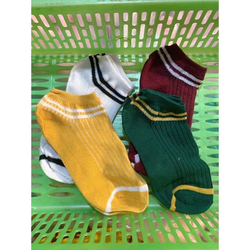XẢ KHO combo 5 đôi tất viền 2 sọc hàng mỏng