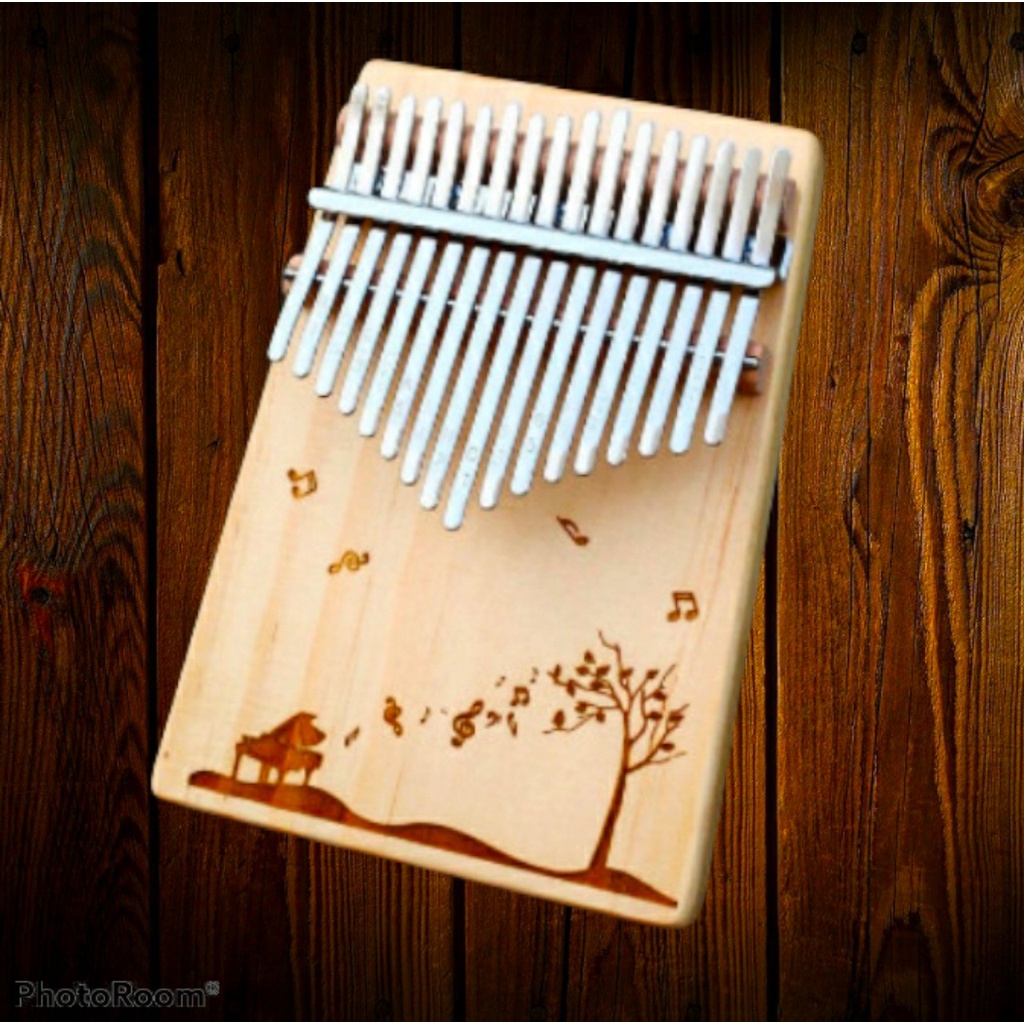 Đàn kalimba gỗ gecko Leaf Music- LM001S Hàng chính hãng